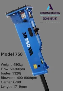 JB Hydraulic Breaker Soosan Model 750