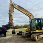 rototilt lowered arm